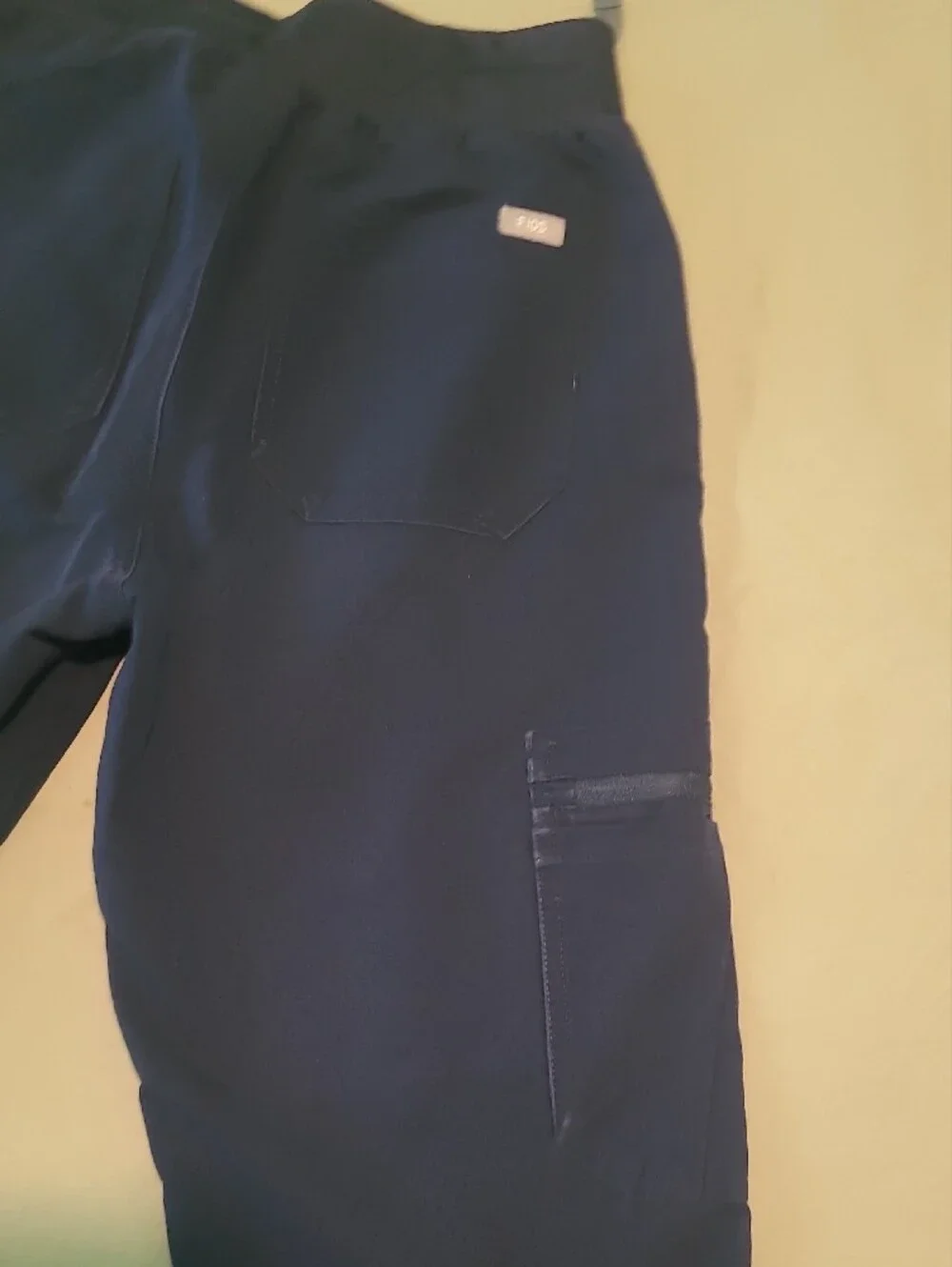 FIGS Navy Blue Scrub Top and Jogger Set